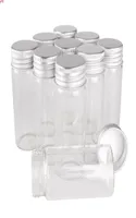 24pcs 30 мл 1 унции стеклянные бутылки с алюминиевыми крышками 3070 мм банки Прозрачные контейнеры парфюмерные бутылки Qty7340652
