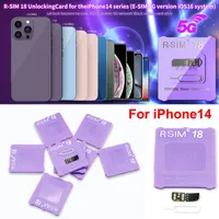 RSIM18 잠금 해제 카드 RSIM 18 iPhone 14 시리즈 E-SIM 5G 버전 iOS16 System Pro Max 13Pro I12 I11 XS Max 용 잠금 해제