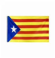 Drapeau de Catalogne Flag de haute qualité 3x5 pi Banner de zone 90x150cm Festival Party Gift 100d Polyester Indoor extérieur drapeaux et bannière8126496