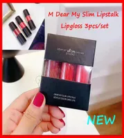2019 New Lip Makeup M Lollipop Liploss Set Dear My Slim Lipstalk Matte Liquid Lipstick 3 In 1 Lip Gloss Lipgloss 3PCSSet4105197