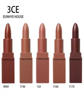 عالية الجودة 5 ألوان 3ce Eunhye House Limited Edition Velvet Matte Chocolate Lipstick 120 Pcslot DHL 7063000