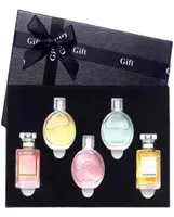 Luxury woman perfume gift set chance no five 7mlx5 pieces lady charming deodorant fast ship The Christmas Gift1075465