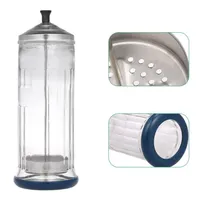 Professional Salon Barber Disinfection Jar Sterilization Container Sanitizer Glass Manicure Disinfection Cup6426801