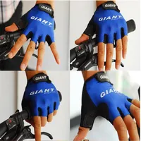 Fashion- Bike Gloves Giant Half Finger Cycling Gloves MTB Bicycle Fashion Road Motocross Outdoor Gloves Guantes Ciclismo M-XL 3Col205y