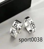 Women Men Ghost Skull Ring Letter Rings Gift for Love Couple Fashion Jewelry Accessories US Size 5111782438
