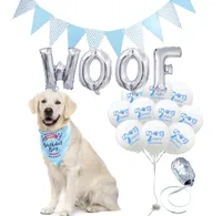 الحفلات ديكور الكلب البالونات Globos رسالة بالون WOOF الكلب الملحقات PET منتجات SAFARI قبعة ROSE GOLD610405555