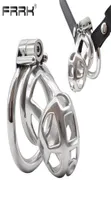 massager adult FRRK Metal Chastity Cage with Screw Lock Male Bondage Strap Belt Device Steel Cock Penis Rings Adults Couple Sex To9286124