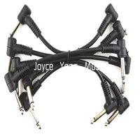 6 Pack Electric Guitar Cables 6039039 14 Right Angle Effect Pedal Patch Cord 4240822