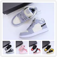 boxPreSchool Jointly Signed High OG 1s Youth Kids Basketball Shoes Chicago New Born Baby Infant Toddler Trainers Small Big Boys 300O