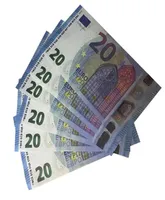 Проп -евро 20 вечеринок поставляют фальшивые деньги на деньги деньги на заставки и подарки для дома