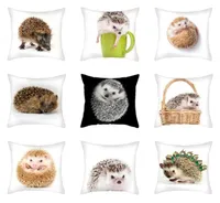 CushionDecorative Pillow Imixlot Cute Animal Pattern Cushion Cover Hedgehog Polyester For Home Sofa Car Decorative Throw Pillowca4019310