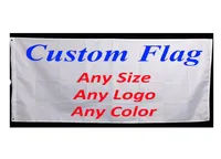 Пользовательские флаги 3x5ft Banners 100polyester Digital Printed для внутреннего высокого качества рекламы на открытом воздухе с Brass Grommets8990151