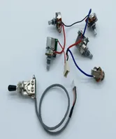 Гитарные пикапы проволоки жгут выключатель Pull Switch Potentiometers 1 Toggle Switch 4 Pots Jack8399036