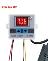 デジタル湿度コントローラー220V 12V 24V湿度計湿度コントロールスイッチ099RH Hygrostat with Sensor8623177