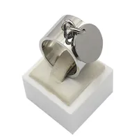 18 tipos de anillos Big Metal Style Punk Punk Silver Midi Ring Finger anillos gruesos con encanto redondo 6094729