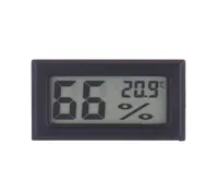 Temperature Instruments 2021 Wireless Lcd Digital Indoor Thermometer Hygrometer Mini Temperature Humidity Meter Black White Drop D3588417