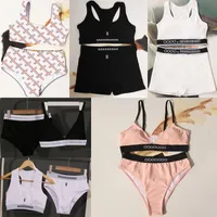 Designer -Badebekleidung für Frauen Strandbadeanzüge mit Sportswear Yoga Outfits gepolstert BH Unterwäsche
