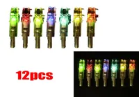 12PCS Automatycznie LED oświetlony Light Lights Nocks Ogon dla strzałek kusza 62 mm9658894