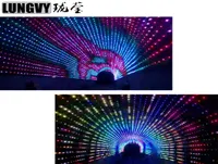 P10 1mx2m PC Controller Cloth Vision LED Video Curtain Dj Booth Vision DMX Concert Party Show Stage Lighting8494076