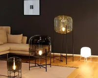 Nordic Postmodern Simple Glass Floor Lamps الإبداعية مصابيح المصباح القياسية الإبداعية لغرفة المعيشة غرفة نوم مطعم AC110220V2454786