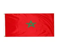 Drapeau marocain de haute qualit￩ 3x5 ft Banner national 90x150cm Festival Party Gift 100d Polyester Indoor ext￩rieur drapeau imprim￩ et ban8541980