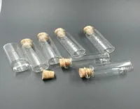 حاويات مستحضرات تجميل فارغة زجاجات زجاجية صغيرة مع بلوزات العطور الصغيرة 50pcs 2260125mm 14ml3258073