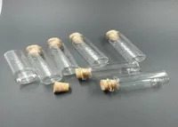 حاويات مستحضرات تجميل فارغة زجاجات زجاجية صغيرة مع بلون العطور المصغرة 50pcs 2260125mm 14ml2125388