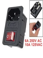 WholeNew Inlet Male Power Socket with Fuse Switch 10A 250V 3 Pin IEC320 C5839549