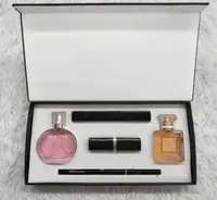 Top 5 in 1 Makeup Gift Set Perfume Cosmetics Collection Mascara Eyeliner Lipstick Parfum Kit6490889