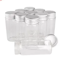 24pcs 30 мл 1 унции стеклянные бутылки с алюминиевыми крышками 3070 мм банки Прозрачные контейнеры парфюмерные бутылки Qty9611640