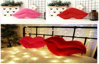 Creative Pink Red Lips Shape Cushion Home Decorative Throw Pillow Sofa midja Kuddar Hem Textil Dekor Valentine Gift7802157