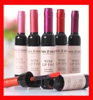 6 Colors Red Wine Bottle Lipstick Tattoo Stained Matte Lipstick Lip Gloss Easy to Wear Waterproof Nonstick Tint Liquid8420889
