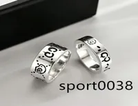 Women Men Ghost Skull Ring Letter Rings Gift for Love Couple Fashion Jewelry Accessories US Size 5115185670