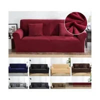 Chair Covers Veet Sofa Er For Living Room Sectional Couch Armchair Sliper L Shaped Corner Stretch 1 2 3 4 Seater Lj201216 Drop Deliv Dhptj