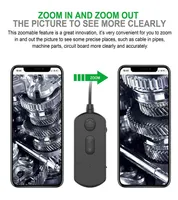 5m kabel draadloze endoscoop camera semirigide inspectie cam wifi borescope 20 mp hd slangcamera voor Android iOS iPhone Cam PQ6344333