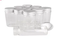 24 st 30 ml 1 oz glasflaskor med aluminiumkapslar 3070mm burkar transparenta containrar parfymflaskor qty9102579