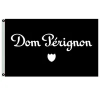 Dom Perignon Champagne Flags Banners 3x5ft 100d Polyester Fast عالية الجودة لون حية مع اثنين