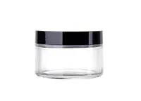 60ml Clear Glass Cosmetic Jar Pot 60g Skin Care Cream Refillable Bottle Cosmetic Container Makeup Tool For Travel Packing2828791