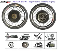 CSC EBike Kits Electric Bike Bicycle Convicerion Kit 48V 1500Wフロントリアハブモーターエンジンキット再生LCDディスプレイWi Optiona1995131