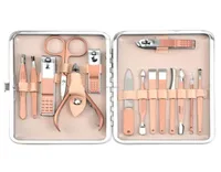 Manicure Set Household Pedicure Sets Nail Clipper Stainless Steel Professional Nail Cutter Tools with Travel Case Kit6325494