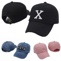 Модная буква x x rap back caps martin designer hats men women sport baseback baseball hip hip hip hat288s