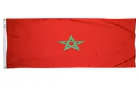 Drapeau marocain 3x5 ft Style personnalis￩ 90x150cm Mar Natioanl Country Flag Banners of Maroc Flying Hanging7752541