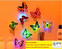 Colorível led led Butterfly Lights Festival Festival Party Flash Iluminação Toy Luzes de decoração em casa
