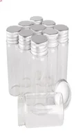 24 st 30 ml 1 oz glasflaskor med aluminiumkapslar 3070mm burkar transparenta containrar parfymflaskor qty7123243