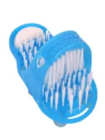 1PCS Health Care Foot Massager Shower Foot Feet Cleaner Scrubber Washer Foot Household Bathroom Stone Massager Slipper Blue C181224840971