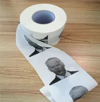 Nowość Joe Biden Papier toaletowy serwetki Roll Zabawny humor Gag Prezenty Kuchnia Kuchnia łazienka tkanki do drewna Tkanki drukowane papiery toalety serwetek 9553282