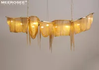 Modern avize ışık lüks İtalya püskül kolye lambası alüminyum zincir s altın kapalı aydınlatma lobisi el kulüp villa projesi liv3478169