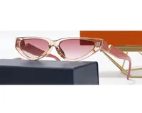 Fashion Sunglasses Designer Woman Man Sunglasses Men Women Unisex Brand Glasses Cat Eye Beach Polarized UV400 Transparent Pink Let3805248