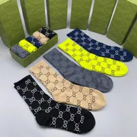 Fashion letter Graphics Men's and women's high quality sport Socks with street-style striped sport Basketball Men's and MS 5   batch