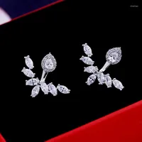 Bengelen oorbellen verkoop 925 zilver Europa kristal van Swarovskis modewaterdruppeltjes wilde naald high-end bruiloft sieraden